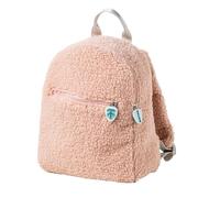 Nattou Sac à Dos en tissu doux, Petit sac à dos avec fermeture éclair pour les jeunes enfants, 23 cm, Lapidou, Polyester, Rose