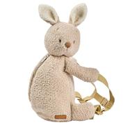 Nattou Sac à dos unisexe pour enfant en forme d'ours en peluche écru