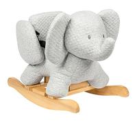 Nattou Schaukeltier Elefant Tembo, Baumwolle, 60 x 30 x 45 cm, Grau
