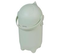 Nattou Seau à Couches Dropy, Résistant aux odeurs, Ouverture facile d’une seule main, 49,5 x 28 cm, Polypropylène/ABS, Vert