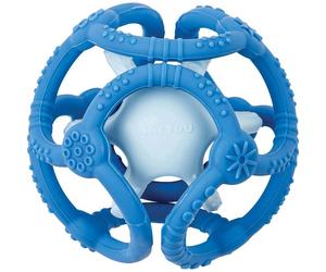Nattou Set Bolas Mordedor Silicona Azul 2uds