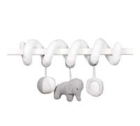 Nattou Spirale de Jeu avec Figurines Suspendues, Tembo, 29 x 19 x 20 cm, Blanc/Gris