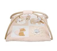Nattou Tapis d'éveil avec Arche de jeu et différentes Activités, en polyester, env. 80 cm, Rectangulaire, Flo, Oli & Ernest, Flo Beige