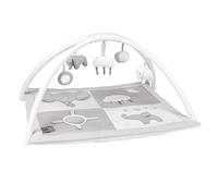 Nattou Tapis d'Éveil avec Arche de Jeu, Tembo, 74 x 60 x 8 cm, Blanc/Gris
