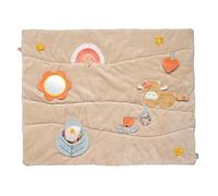 Nattou Tapis d'éveil rectangulaire avec différentes Activités, en coton et polyester, Env. 80 x 100 cm, Mila, Zoë et Lana, Coloré
