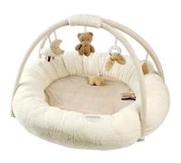 NATTOU - Tapis pouf avec arches Teddy Bouclette 90cm - Ecru