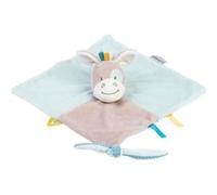 NATTOU Tim + Tiloo Doudou - Tim le cheval - 27 x 27 cm Bleu/Gris Bleu G