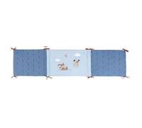 NATTOU Tour de lit Jim & Bob - 100% polyester - Bleu