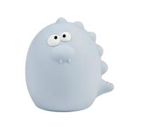Nattou Veilleuse LED Dino - veilleuse de nuit en silicone - 2 réglages de couleur et niveaux de luminosité - sans BPA - 12 cm - silicone - bleu