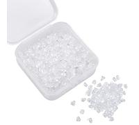 NATUCE 1000PCS Universelle Fermoirs de Boucles d'oreilles, Bouchon de Boucle d'Oreille, Poussoir Clous d'oreilles Apprêt, Dos de Boucles d'Oreille en Caoutchouc Sécurité Fermoirs de Boucles d'Oreilles