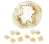 NATUCE 30 Pièces Filets à Cheveux, Cheveux Filets Filet Chignon Invisible Élastique de Bord Maille pour Ballet, Danse, Infirmière et Ainsi de Suite - Marron (Blond)