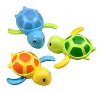 NATUCE 3PCS Jouet de Bain Bébé, Mignon Tortues Bain Jouet, Tortue Mécanique, Jouets de Bain Flottants de Baignoire, Jouets de Bain pour Bébé, Jouet de Bain de Tortue, Nouveau-né Douche Jouet