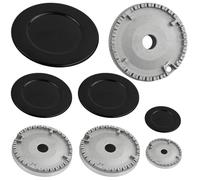 Natuce 4 Pcs Chapeaux de Brûleurs à Gaz pour Plaques de Cuisson Ariston, Indesit, Samet, Nardi - Chapeau de Couronne