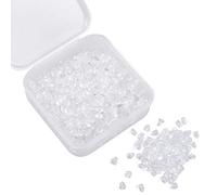 NATUCE 500PCS Universelle Fermoirs de Boucles d'oreilles, Bouchon de Boucle d'oreille, Poussoir Clous d'oreilles Apprêt, Dos de Boucles d'oreille en Caoutchouc Sécurité Fermoirs de Boucles d'oreilles