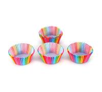 Natudeco 100 Pcs Muffin Cuisson Tasse Coloré Cupcake Tasse Papier Cupcake Doublure Mini Gâteau Moule Outil De Cuisson Décoration Alimentaire pour Muffins Petits Gâteaux Cookie