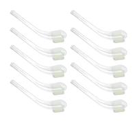 Natudeco 10PCS Queen Bee Catcher Pipe Bee Queen Catch Cage Bee Catching Tube Transparent Bee Catch Cage Outil D'apiculture Piège à Essaim Tube Capture Reine Abeille pour L'apiculture