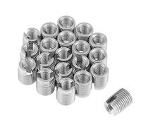 Natudeco 20pcs M3 x 6 mm Vis à taraudage Sus303 Insérer des écrous d'insertion en acier inoxydable Insert pour réparation hélicoïdale