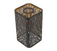Natudeco Abat-Jour en Métal Amovible Creux Sculpté en Forme d'arbre De Forêt Sculpté E27 E26 Support De Lampe De Bureau pour Table De Nuit, Chambre à Coucher, Décoration De Chevet