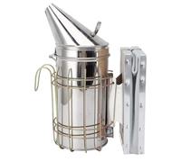 Natudeco Bee Hive Bee Smoker Beehive Smoker Solid Wood Bee Smoker Fume pour l'apiculture avec Filtre pour Outil d'apiculteur (Or)