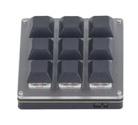 Natudeco Clavier de Jeu mécanique à Une Main USB 2,4 G avec Mode Veille Automatique pour Les Joueurs, Utilisation au Bureau, Production Musicale