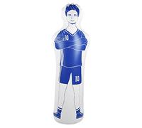 Natudeco Gonflable Dummy Football Training Dummy Soccer Practice Mannequin Training Dummy Tumbler Boxe Sac De Boxe pour Football Basketball Boxe(Bleu)