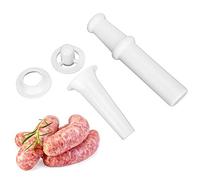 Natudeco Hachoir À Viande Outil Poussoir Accessoire De Hachoir Pour Batteurs Nourriture + Buse De Remplissage De Saucisses + Accessoire Kubbe Pour Hachoir À Viande