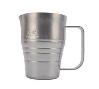 Natudeco Hot Chocolate tasse, pichet à mousse de lait, Cappuccino Coffee Steater Jug, 304 en acier inoxydable Tasse à café polyvalent pour le bar (670 ml)