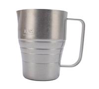 Natudeco Hot Chocolate tasse, pichet à mousse de lait, Cappuccino Coffee Steater Jug, 304 en acier inoxydable Tasse à café polyvalent pour le bar (900 ml)