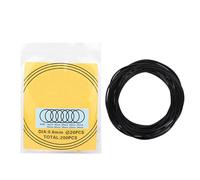 Natudeco Kit de remplacement de joints de montre, joint torique étanche en caoutchouc, outil de réparation de joints d'étanchéité, 200 pièces (Anneau étanche de 0,6 mm)