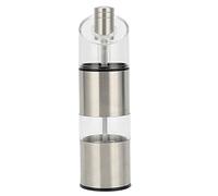 Natudeco Moulin à Poivre Cylindrique Multifonction en Acier Inoxydable Acrylique Assaisonnement Shaker Pour Allspice Oignon Poudre Paprika Cuisine Home Cook Amateur de Cuisine(Petit)