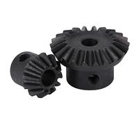 Natudeco Outil D'apiculteur D'accessoire D'engrenage en Acier Noir D'extracteur De Miel D'apiculture De 2 Pièces pour des Fournitures D'apiculture De Machine De Miel De Ferme