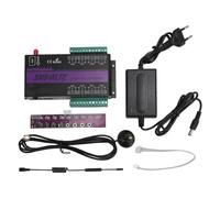 Natudeco Ouvre-objectif GSM, contrôle d'accès à 8 canaux de téléphone mobile 4G, alarme par défaut actuelle SMS, télécommande, interrupteur à distance GSM, ouvre-porte, contrôle We