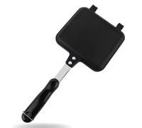 Natudeco Petit-déjeuner Sandwich Maker Poêle à frire Antiadhésive Double face Gaufrier Panini Presse Sandwich Grille-pain Presser Poêle à frire pour gâteau Toast Sandwich