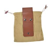 Natudeco Sac de cueillette de Fruits Tablier de Jardin réglable Pochette de Rangement à Suspendre à la Taille Matériau en Toile PU pour Les Amateurs de Jardinage Bushcraft (PU Style Khaki Color)