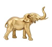 Natudeco Statue d'éléphant en Bois, décoration d'éléphant 3D avec Lampe Sculpture mécanique en Bois de buis Cadeaux d'animaux décoratifs Bureau Chambre Décoration d'intérieur