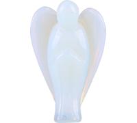 Natürliche Energie geladene Schutzengelsform Crystal Healing Stone Geschenk (Opal)