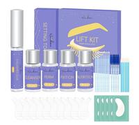 Natuhana Kit Rehaussement de Cils et Brow Lift,2025 Mise à Jour Semi-Permanent Curling Perming Lash Lift, Idéal pour les Salon et à La Maison