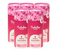 Natulim - Perles Parfumées pour Lessive (150 Lavages) - Parfum Longue Durée - Sans Produits Chimiques - Convient aux Peaux Sensibles - Senteur Floral - Pack de 5