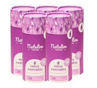 Natulim - Perles Parfumées pour Lessive (150 Lavages) - Parfum Longue Durée - Sans Produits Chimiques - Convient aux Peaux Sensibles - Senteur Lavande - Pack de 5