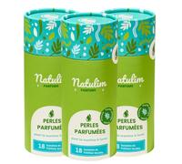 Natulim - Perles Parfumées pour Lessive (90 Lavages) - Parfum Longue Durée - Sans Produits Chimiques - Convient aux Peaux Sensibles - Senteur fraîche Forêt d'Aurora - Pack de 3