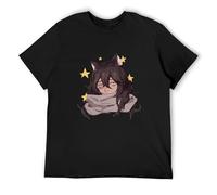 NATUOFU Boku No Academia Aizawa Shouta Todoroki Bedrucktes Men's T-Shirt Black M