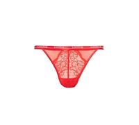 Natur Pur LieferAlles E.C. Sous-vêtements Lounge - String Blossom - Slip de luxe en coton bio pour femmes de NaturPur, rouge, S