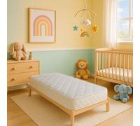 Natura Baby Matelas 60x120 Haut de Gamme pour Bébé Densité 35 Kg/m3 - Hauteur 8 cm -