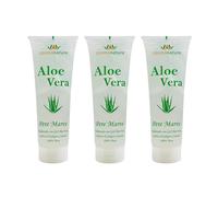 Natura Canaria Lot de 3 tubes de gel à l'aloe vera 100% 250 ml