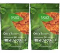 Natura d'Oriente Gingembre Naturel Déshydraté sans Sucre en Morceaux 250 g (Lot de 2)
