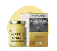 NATURA FORCE - 100g de Gelée Royale Bio - Gelée Royale 100% Pure - Complément Alimentaire Naturel & Bio - Énergie, Immunité et Vitalité - Riche en Vitamine B - Le pot - Lot de 1