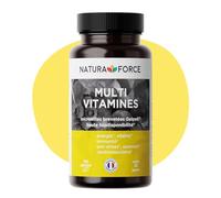 NATURA FORCE - Multivitamines Naturelles - Contient 16 vitamines et minéraux essentiels - 100 Gélules