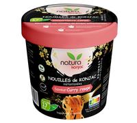NATURA KONJAC Nouilles de konjac instantanées saveur curry rouge - 162 g