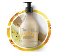 NATURA - Lait Hydratant Corps Ekos Maracuja - Hydrate, Apaise et Adoucit la Peau - Pour Peaux Sèches, Peaux Désséchées - Absorption Rapide - 100% Vegan - Cruelty Free - Flacon-Pompe 400 ml