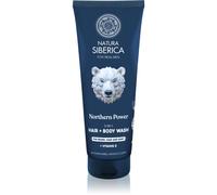 Natura Siberica Arctic Wild Northern Power gel lavant pour cheveux, barbe et corps pour homme 200 ml
